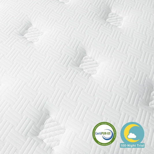 Luxury Hybrid Double Mattress with Cooling Gel & 7-Zone Orthopaedic Support Comfort Sleep