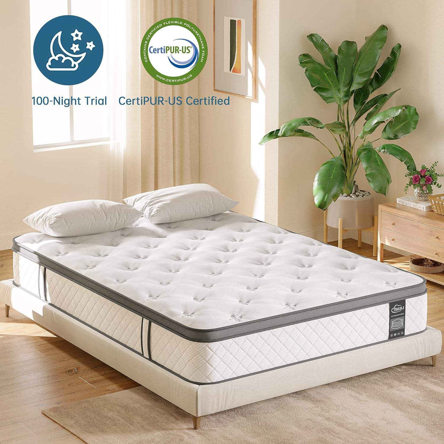 Luxury Gel Top Hybrid Mattress Pocket Springs & Memory Foam Medium Firm Single Double King Super King Mattresses