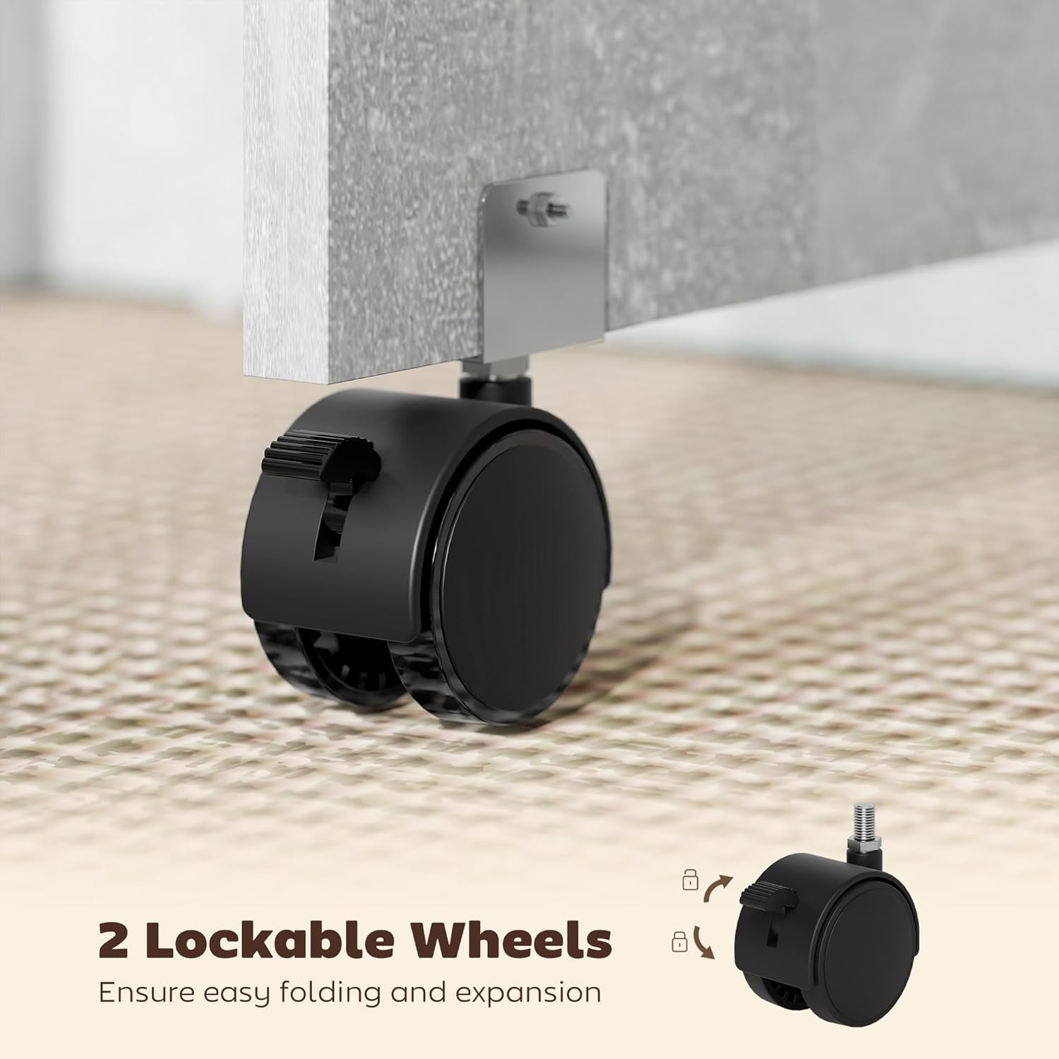 Luxury Folding Drop Leaf Dining Table – Space-Saving Extendable Table for 4–6