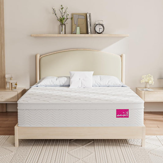 Luxury Orthopaedic Hybrid Mattress 9-Zone Pocket Spring & Memory Foam Single Double King Mattresses
