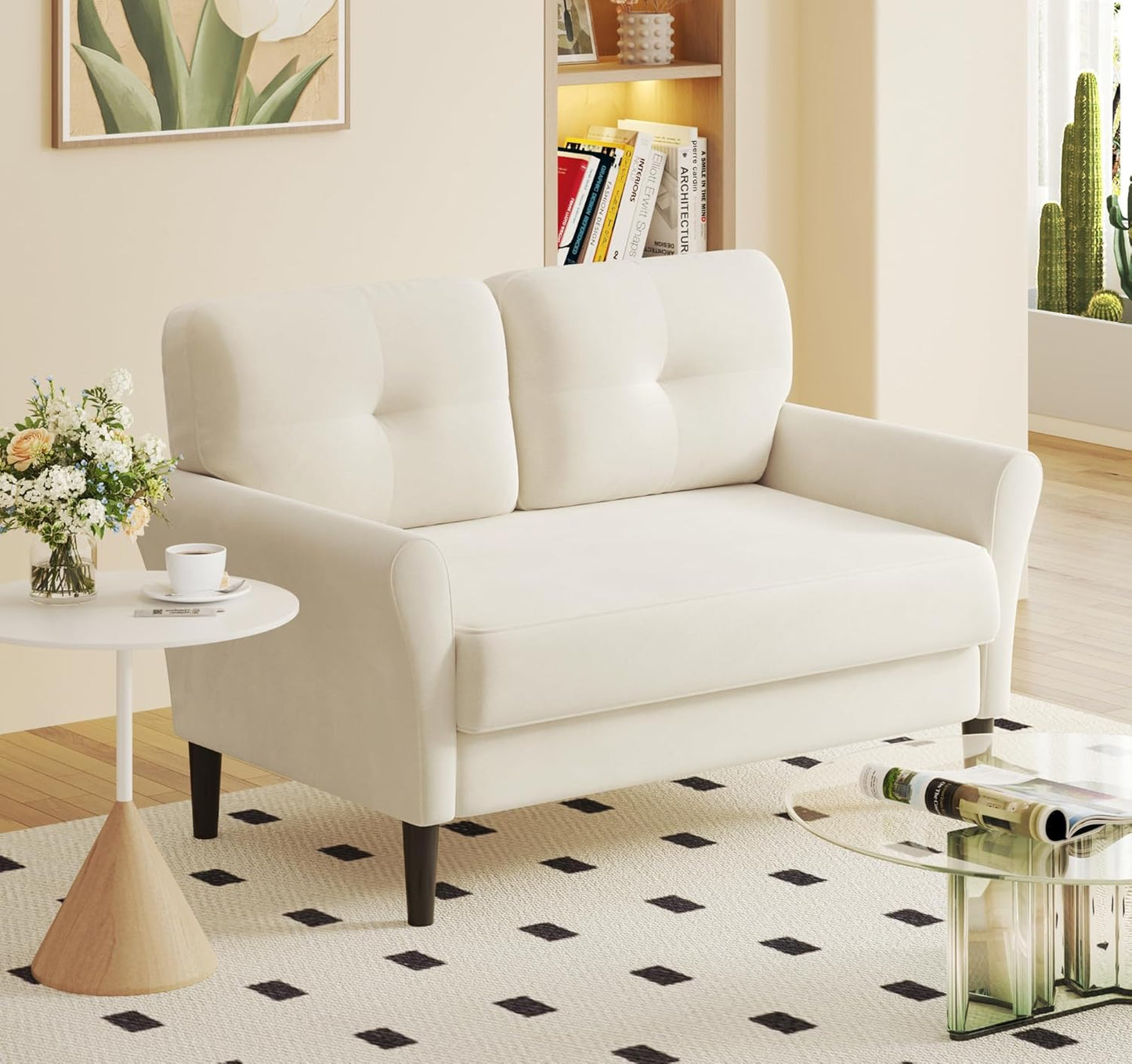 Luxury Modern Velvet Sofa for Living Room – Compact 2 & 3 Seater Couch