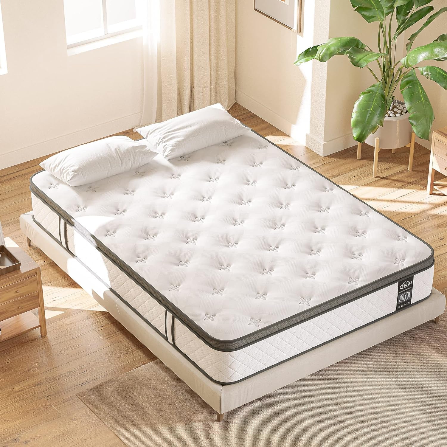 Luxury Gel Top Hybrid Mattress Pocket Springs & Memory Foam Medium Firm Single Double King Super King Mattresses