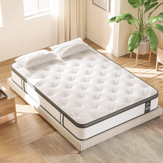 Luxury Gel Top Hybrid Mattress Pocket Springs & Memory Foam Medium Firm Single Double King Super King Mattresses