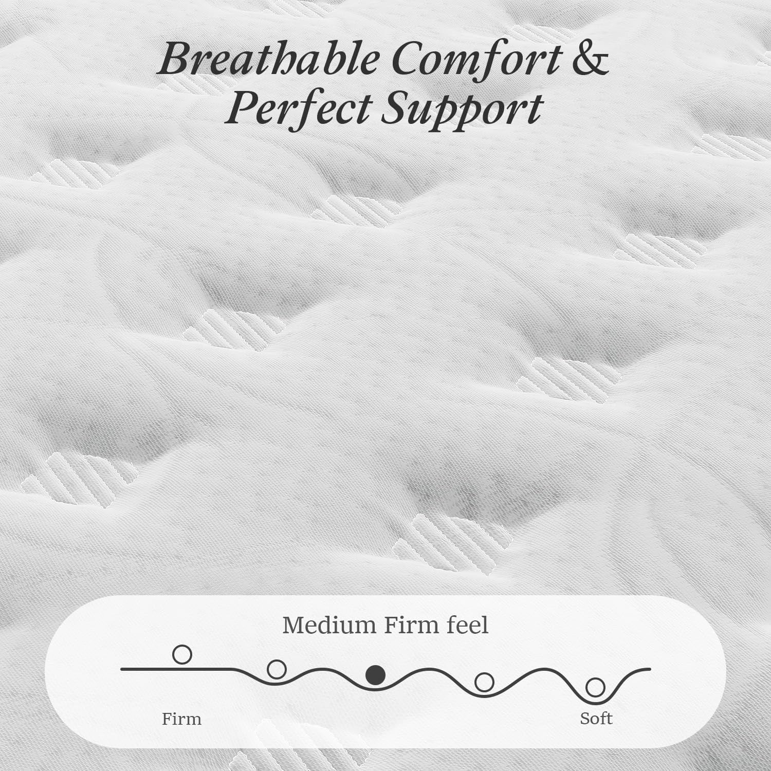 Luxury Euro Top Hybrid Mattress with Pocket Springs & Memory Foam Single Double King Mattresses