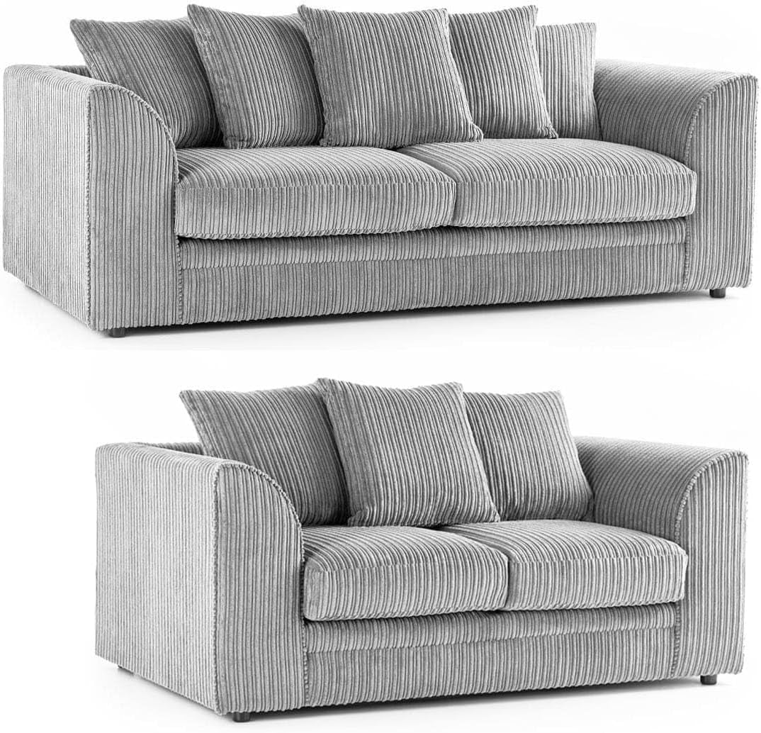 Luxury Fabric Sofa Collection – 4 Seater Corner & 2 Seater Modern Design