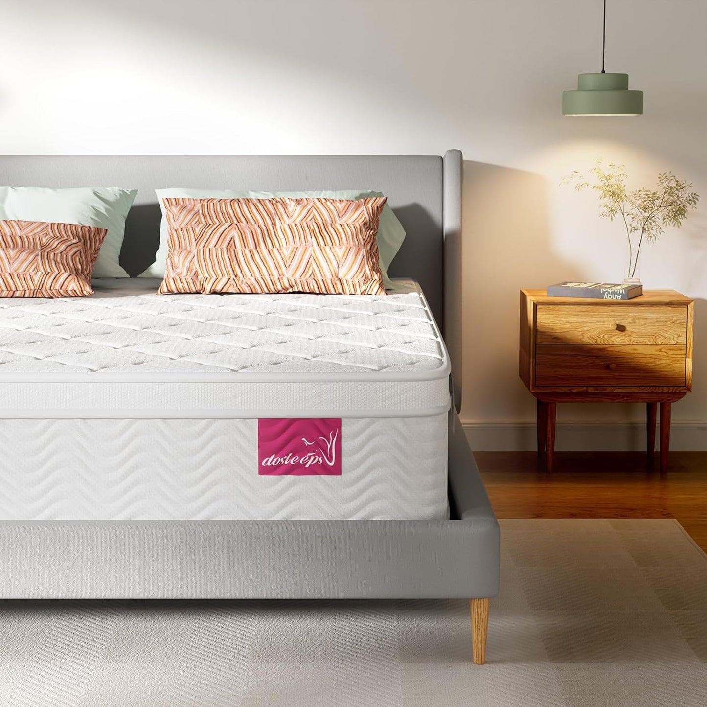 Luxury Orthopaedic Hybrid Mattress 9-Zone Pocket Spring & Memory Foam Single Double King Mattresses