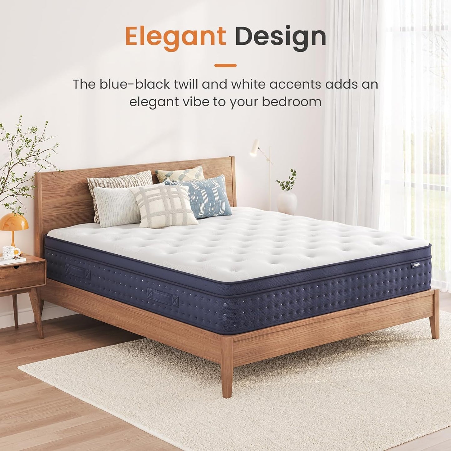 Luxury Box Top Hybrid Mattress 7-Zone Silent Pocket Spring & Gel Memory Foam Single Double King Mattresses