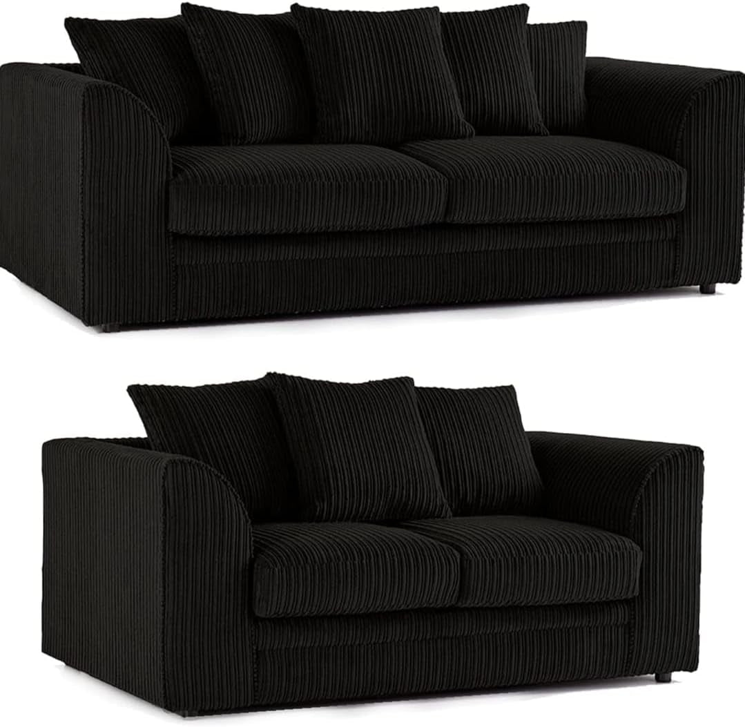 Luxury Fabric Sofa Collection – 4 Seater Corner & 2 Seater Modern Design