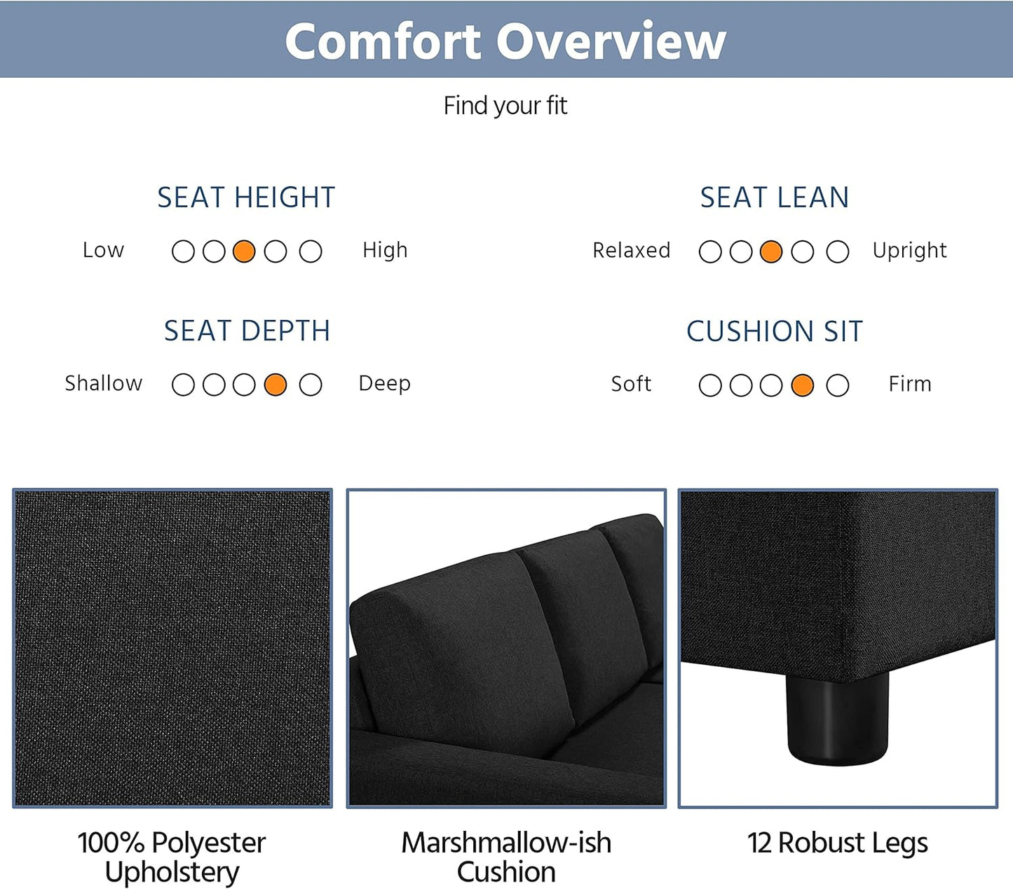 Luxury Corner Sofa Bed with Reversible Chaise & Hidden Storage