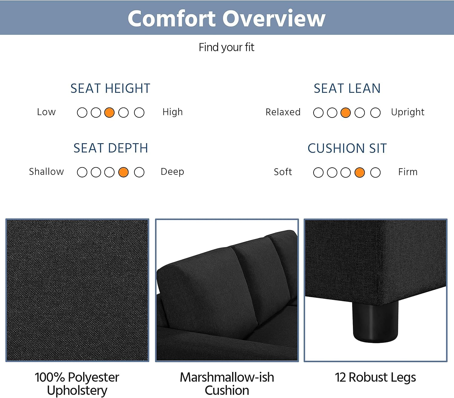 Luxury Corner Sofa Bed with Reversible Chaise & Hidden Storage