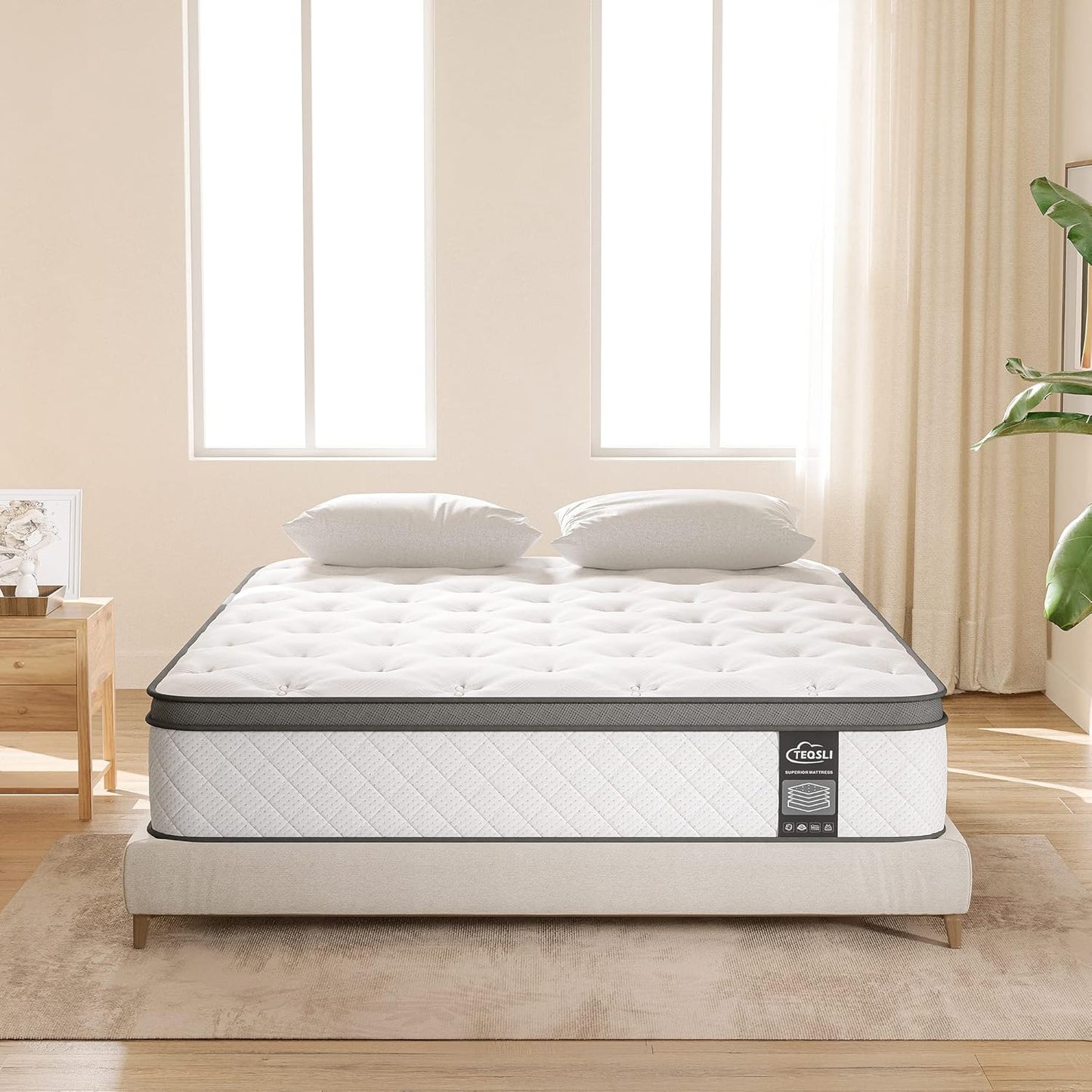 Luxury Gel Top Hybrid Mattress Pocket Springs & Memory Foam Medium Firm Single Double King Super King Mattresses