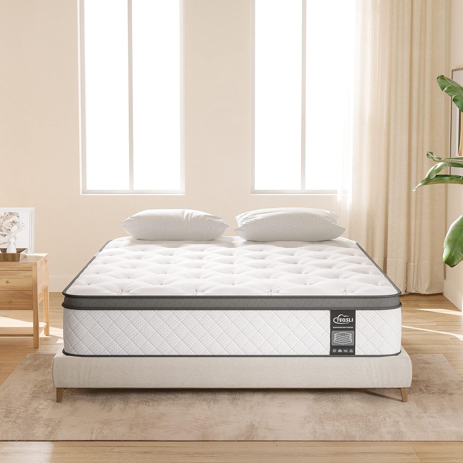 Luxury Gel Top Hybrid Mattress Pocket Springs & Memory Foam Medium Firm Single Double King Super King Mattresses