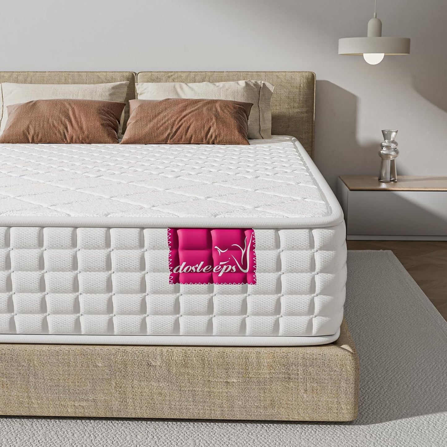 Luxury Hybrid Orthopaedic Mattress with 9-Zone Support & Cooling Memory Foam Single Double King Super King Mattresses