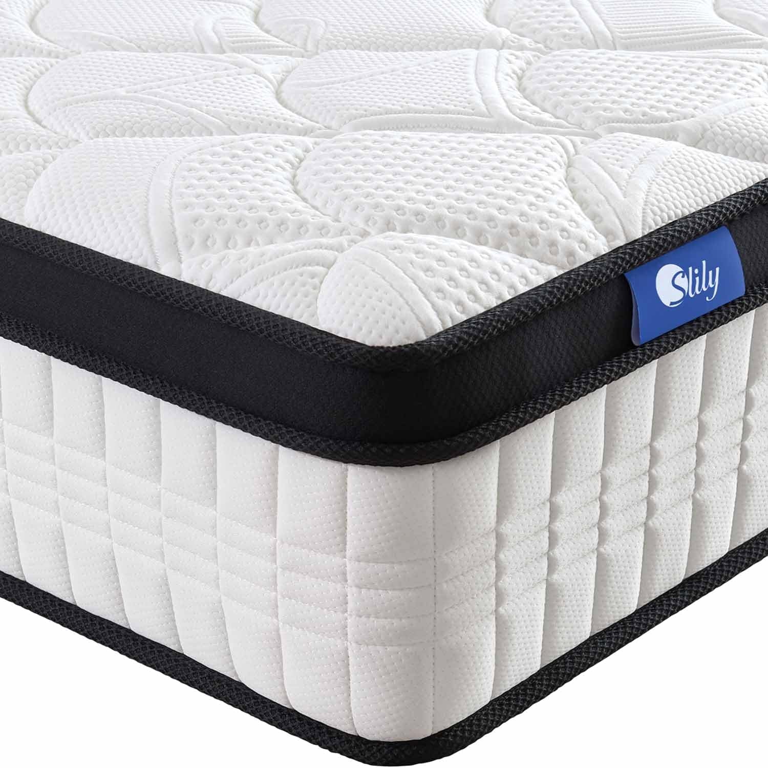 Luxury Hybrid Euro Top Mattress – 7-Zone Orthopaedic Cooling Support Comfort Sleep Single Double King