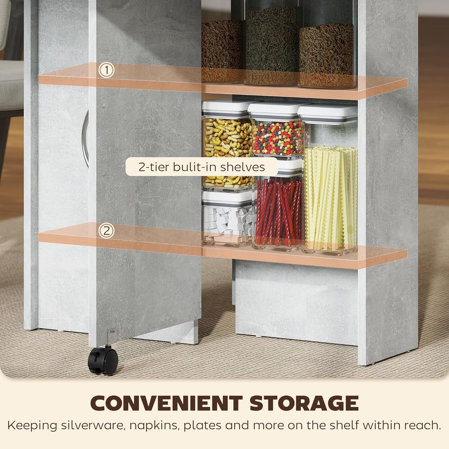 Luxury Folding Drop Leaf Dining Table – Space-Saving Extendable Table for 4–6