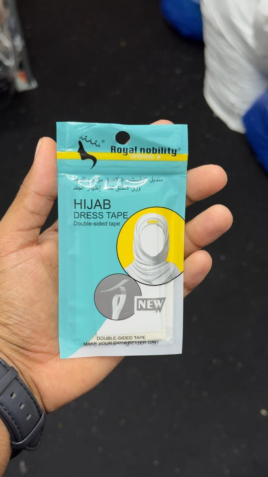 Easy-to-use hijab dress tape, ensuring a strong and discreet hold.