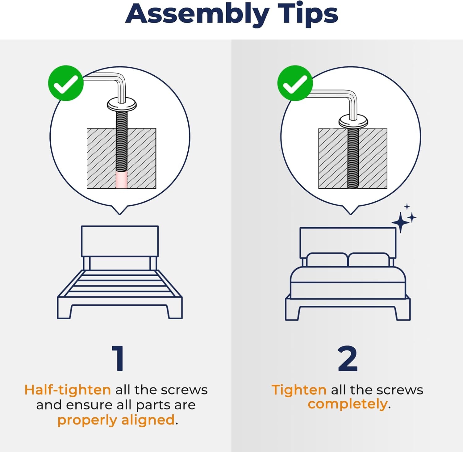 Modern Metal Bed Frame with Storage Single & Double No Box Spring Needed Single Double 
