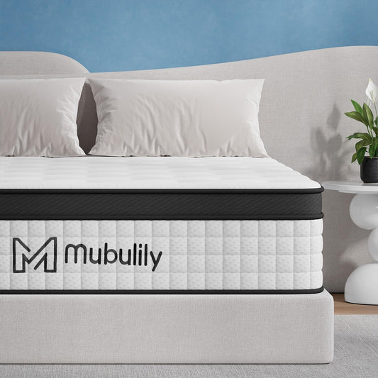 Luxury Euro Top Hybrid Mattress with Pocket Springs & Memory Foam Single Double King Mattresses