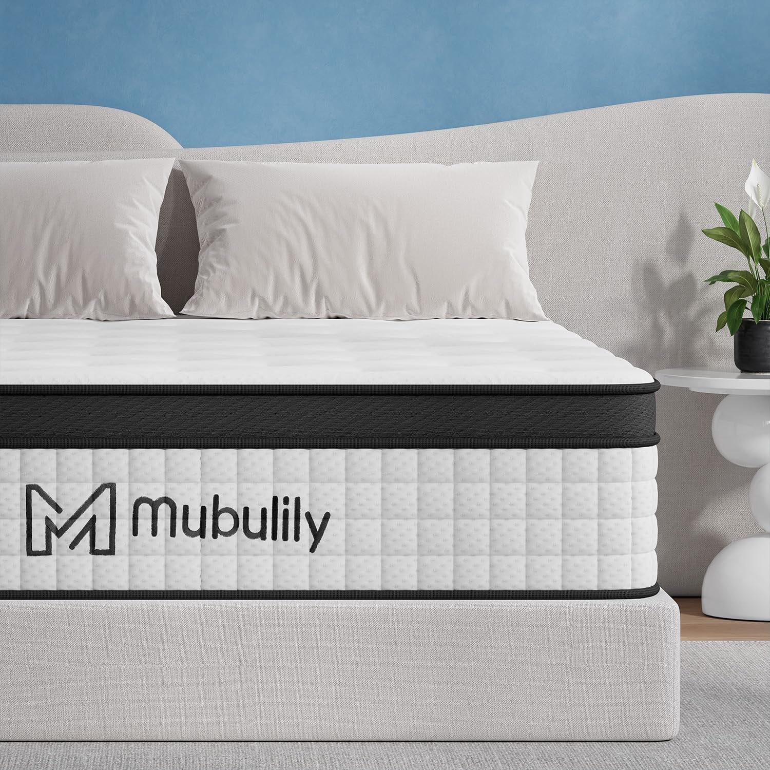 Luxury Euro Top Hybrid Mattress with Pocket Springs & Memory Foam Single Double King Mattresses