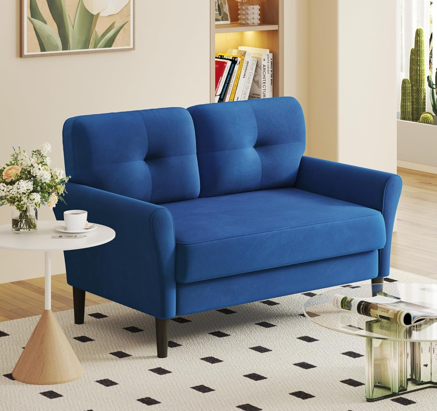 Luxury Modern Velvet Sofa for Living Room – Compact 2 & 3 Seater Couch