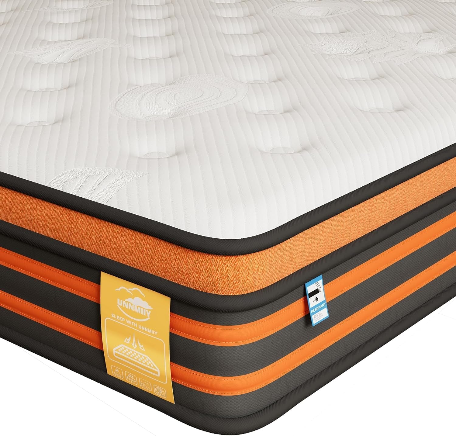 Luxury Orthopaedic Hybrid Mattress 9-Zone Pocket Spring & Gel Memory Foam Single Double Super King 