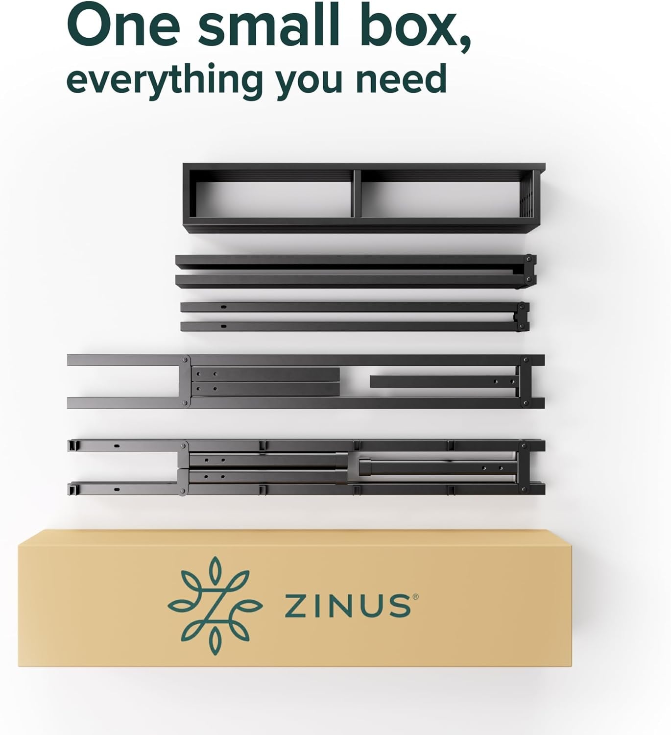 Heavy Duty Metal Platform Bed Frame – No Headboard, Storage Space Single Double King Super King